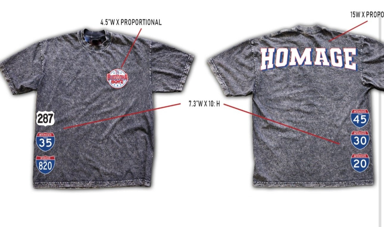 Budzooka "Homage" T- shirt