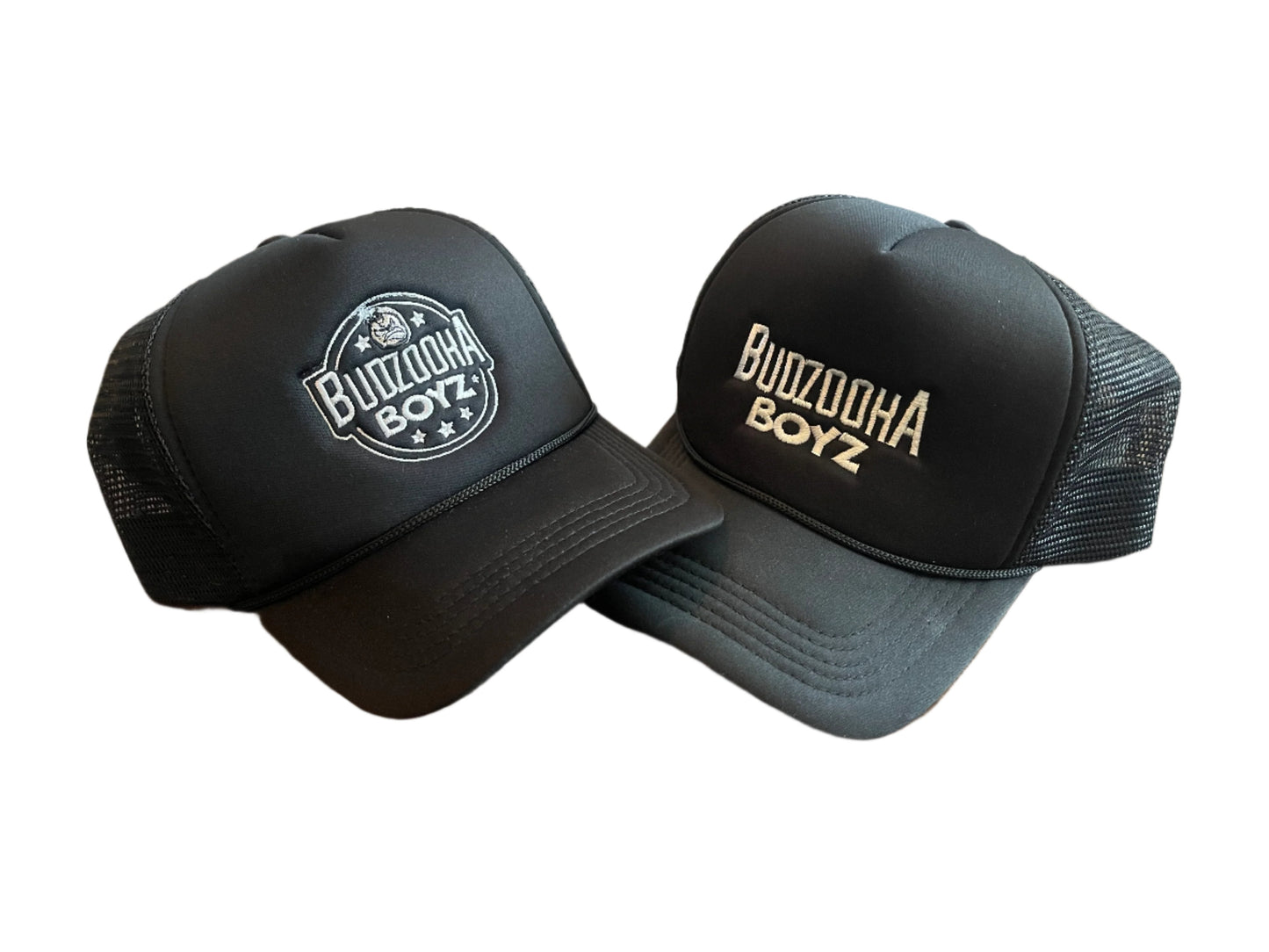Budzooka Black/white Trucker Hat