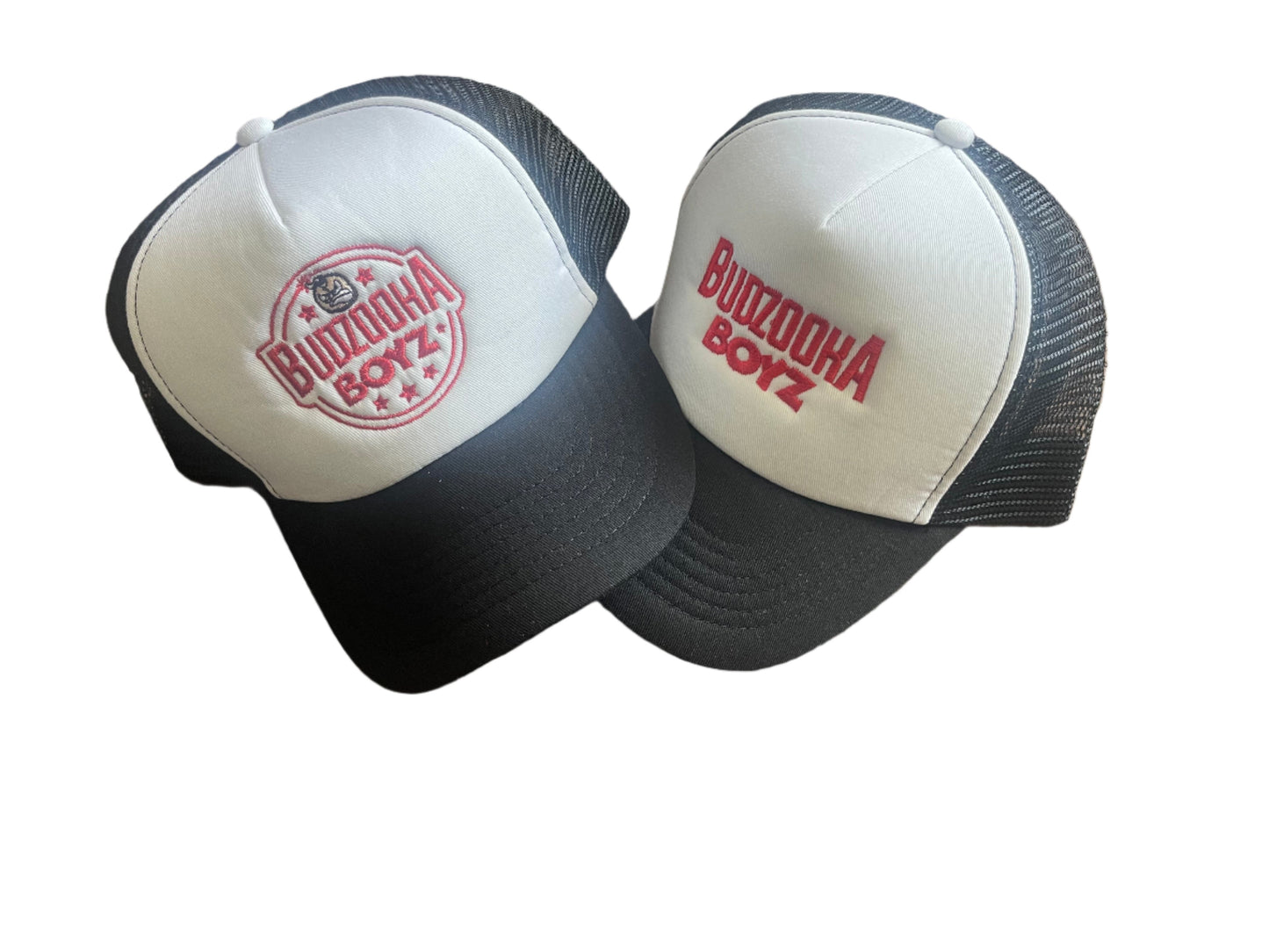 Budzooka Black/white/Red Trucker Hat