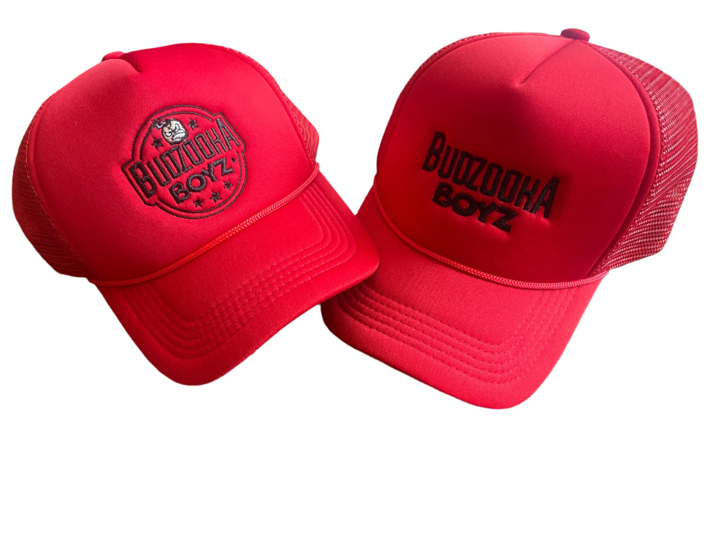 Budzooka Red/Black Trucker Hat