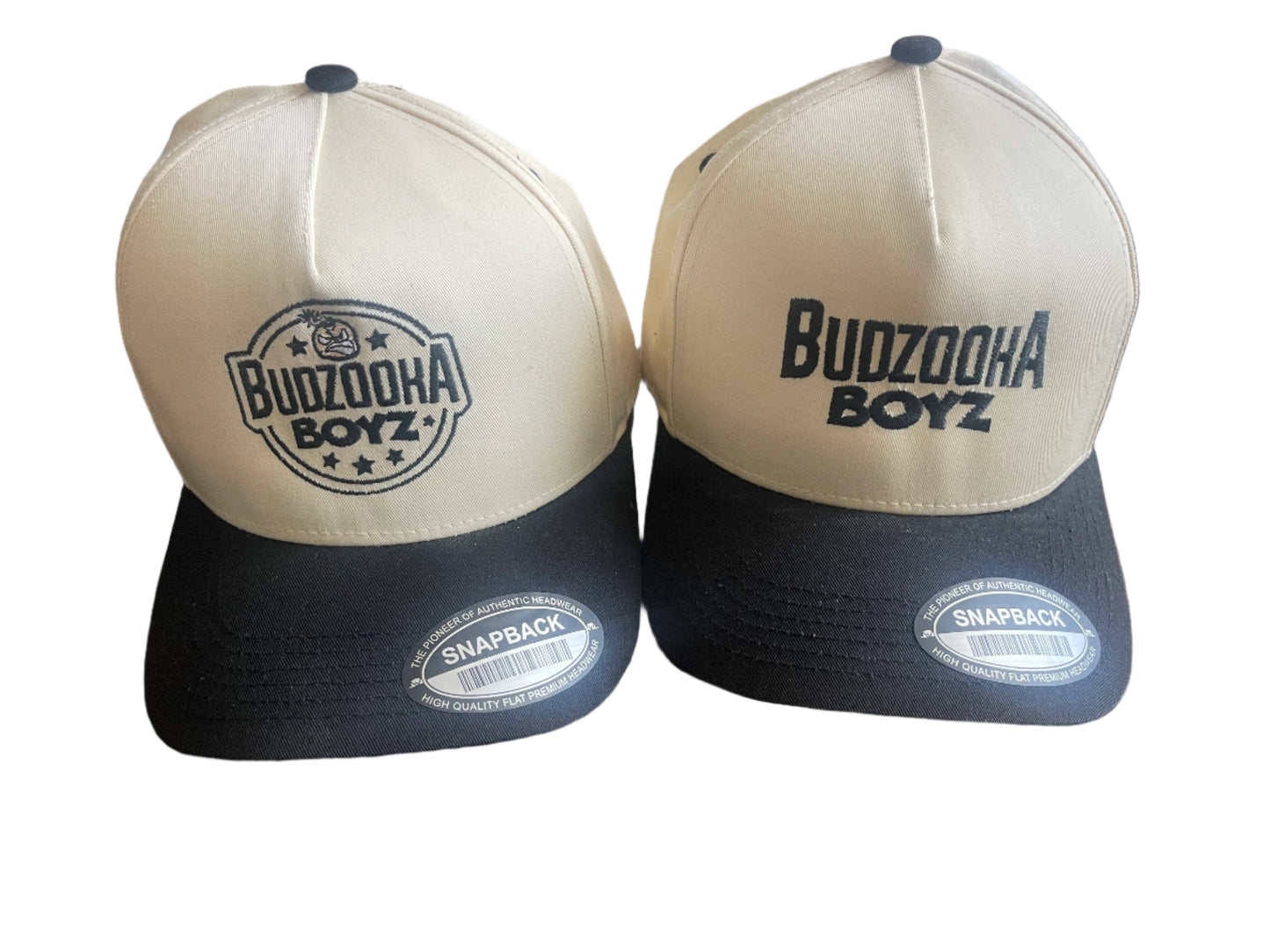 Budzooka Cream/Black Trucker Hat
