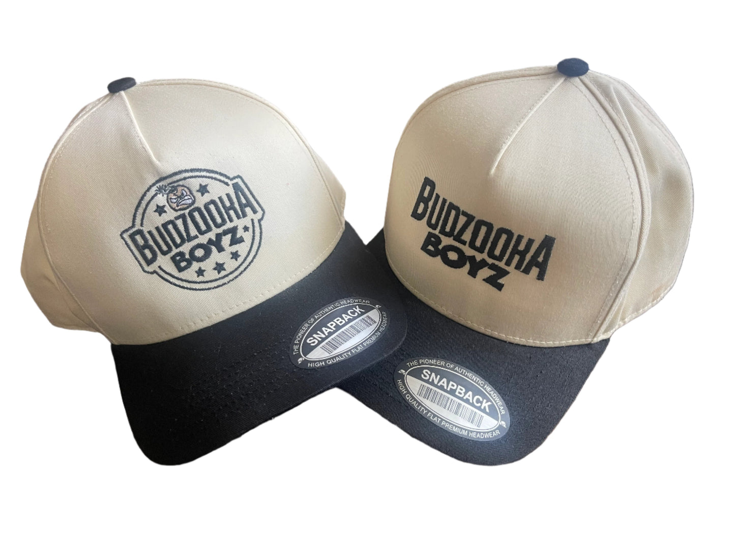 Budzooka Cream/Black Trucker Hat