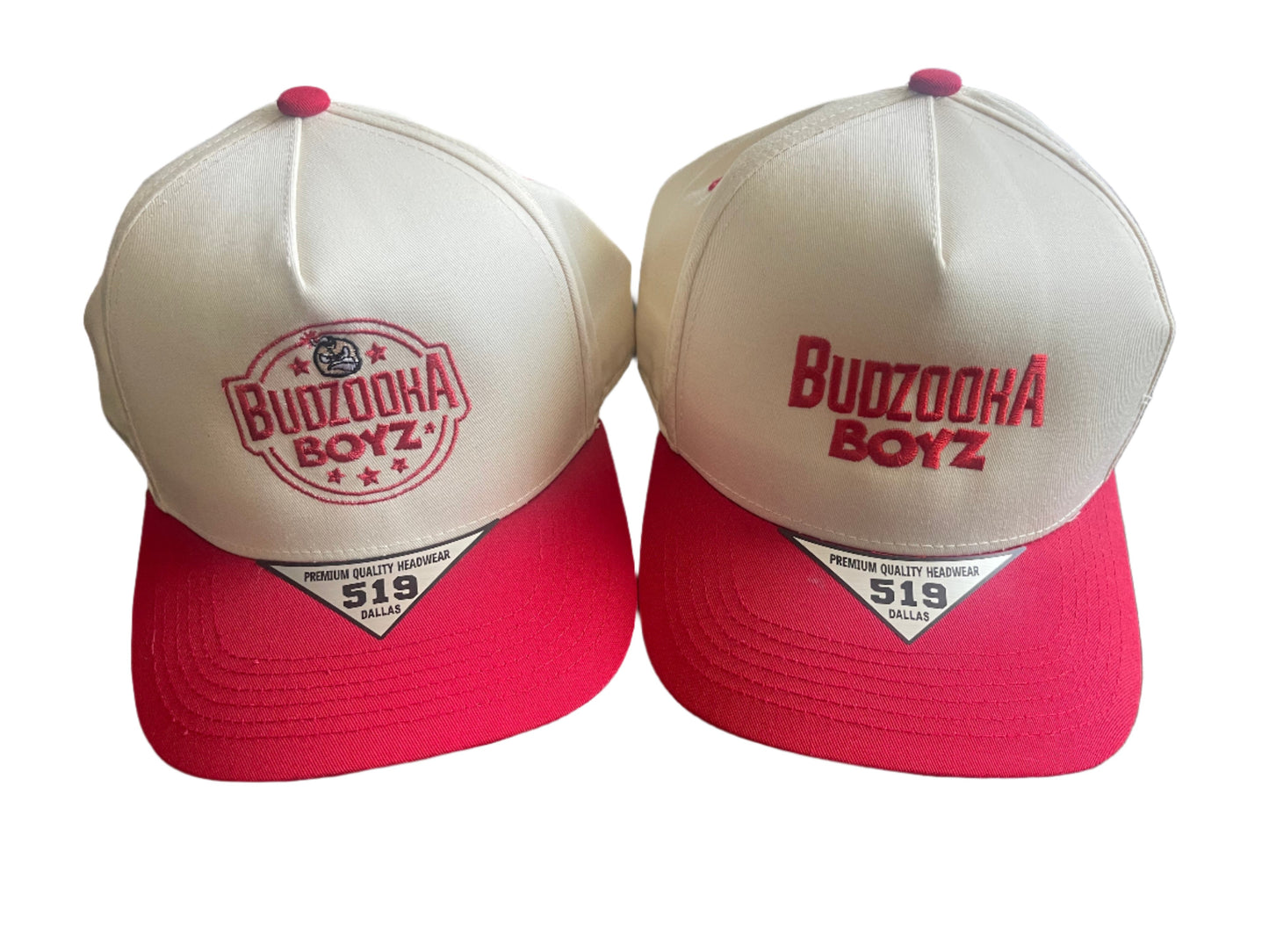 Budzooka Cream/Red Trucker Hat