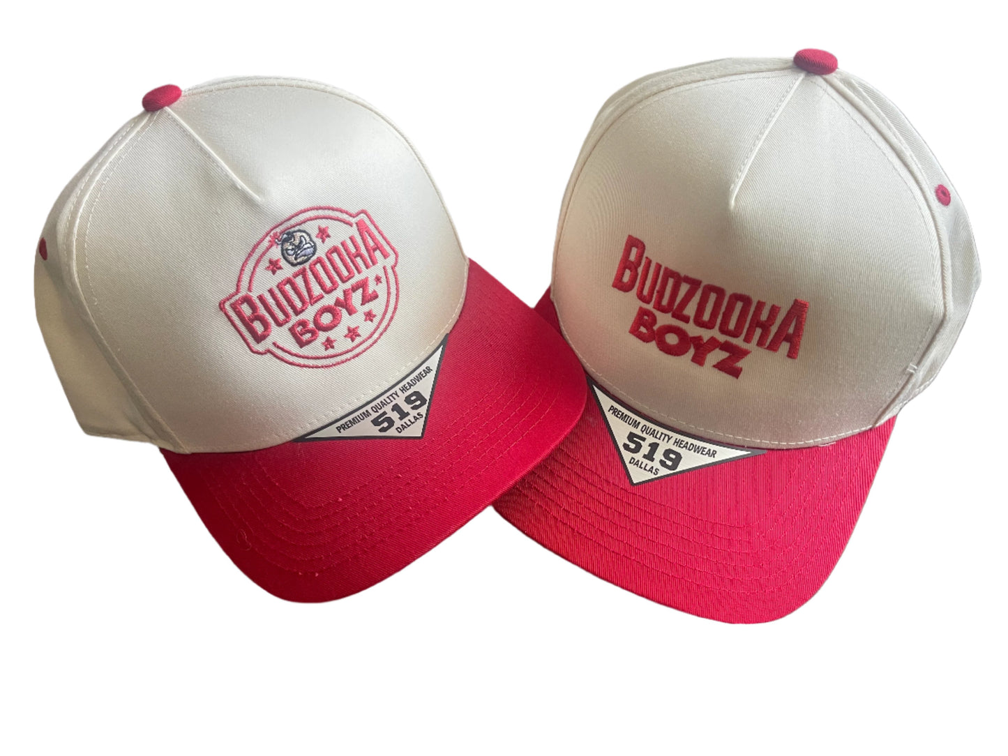Budzooka Cream/Red Trucker Hat